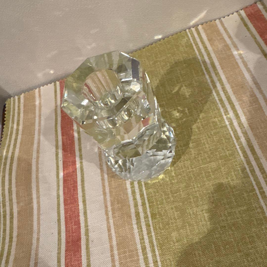 BoConcept クリアガラスのキャンドルホルダー　②