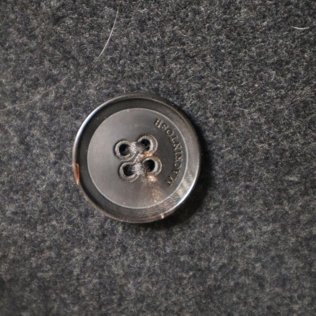 未使用級 現行 マッキントッシュ トレンチコート 36 ロロピアーナ グレー