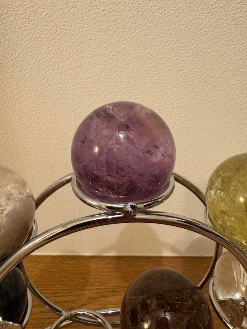 ボリビア産 アメジスト スフィア 丸玉 天然石