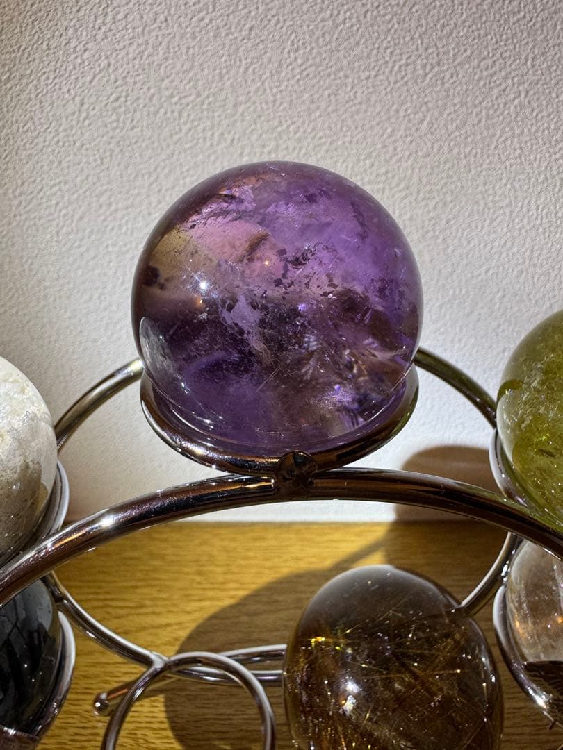 ボリビア産 アメジスト スフィア 丸玉 天然石
