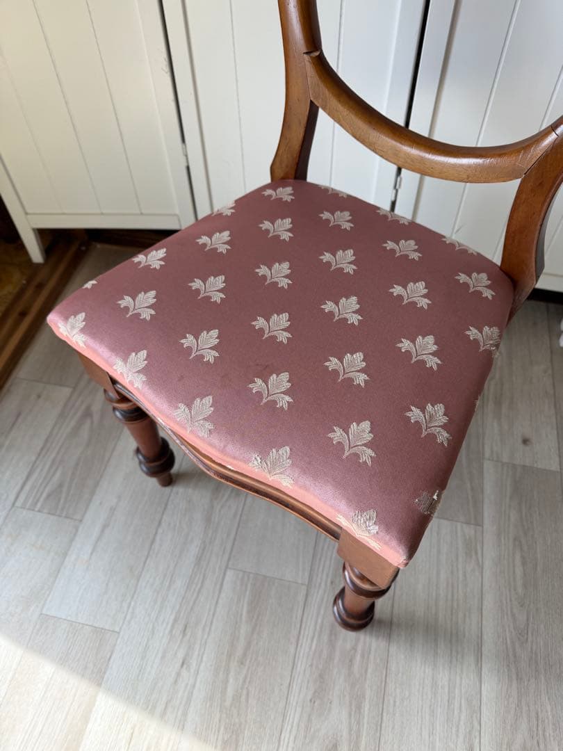 イギリス アンティーク 家具 バルーンバックチェア 椅子 イス 英国