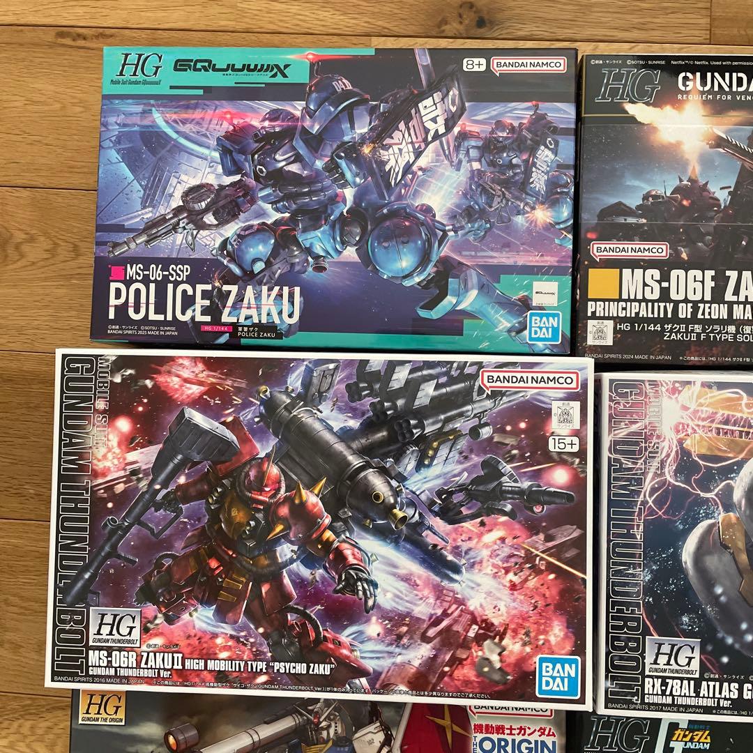 ガンプラ6体セットHG