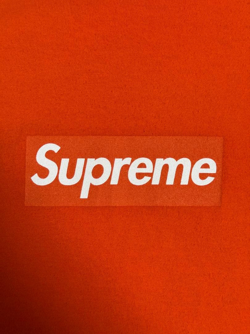 b*k様 supreme Box Logo L/S Tee orange L