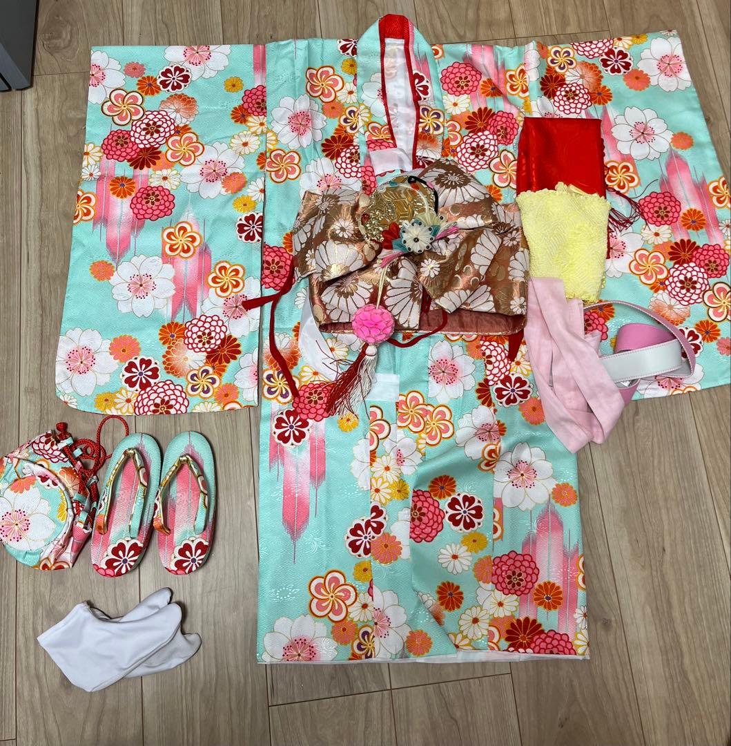 七五三 着物セット 花柄 子供用