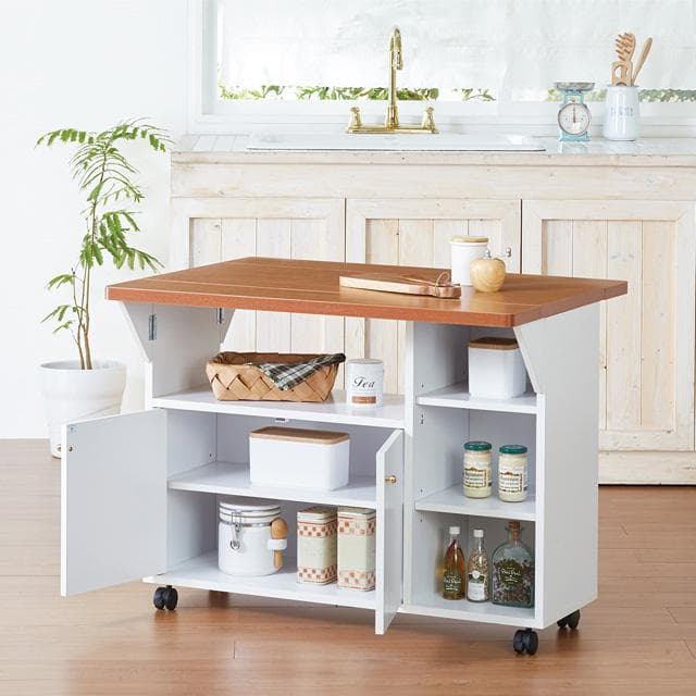 《新品・送料無料》Ｎｅｗ両バタワゴン　ホワイト