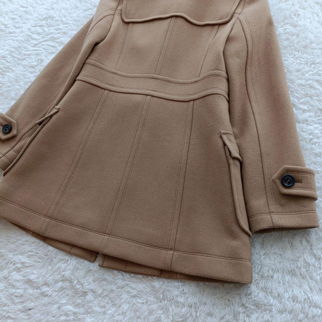 【美品】バーバリーブルーレーベル　ダッフルコート　Aライン　ノバチェック　M