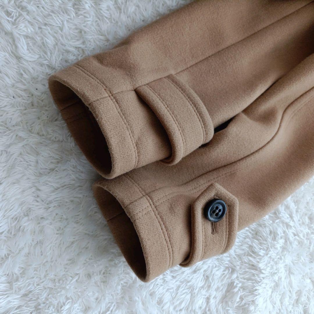 【美品】バーバリーブルーレーベル　ダッフルコート　Aライン　ノバチェック　M