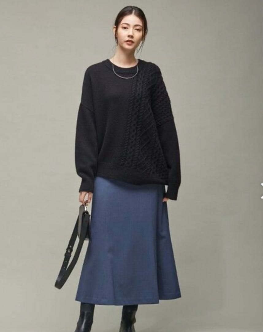 ICB Soft Wool Cashmere Mix ケーブルニット