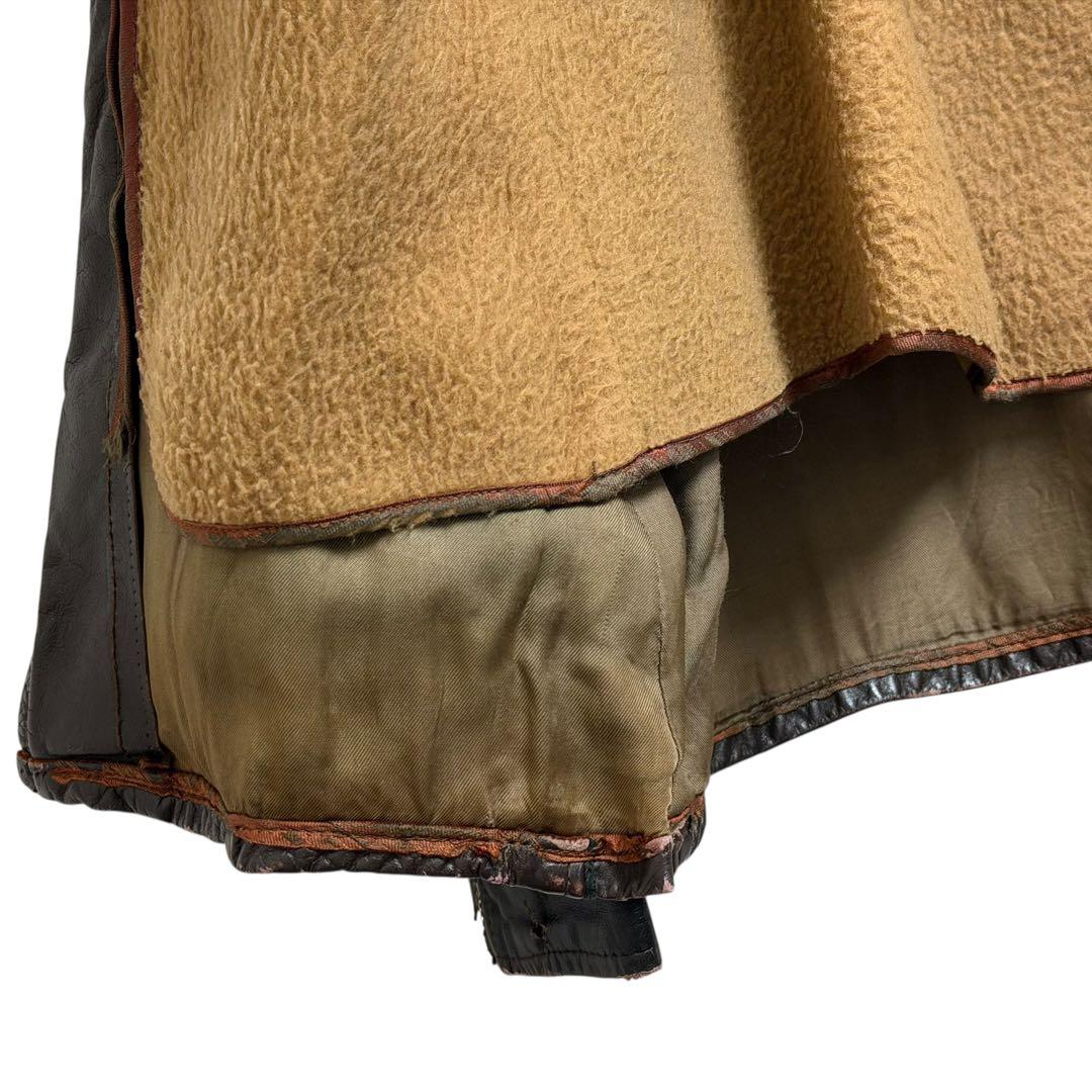 m*m様 50s 60s ビュー ブレッド ブラウン レザー ライダースジャケッ