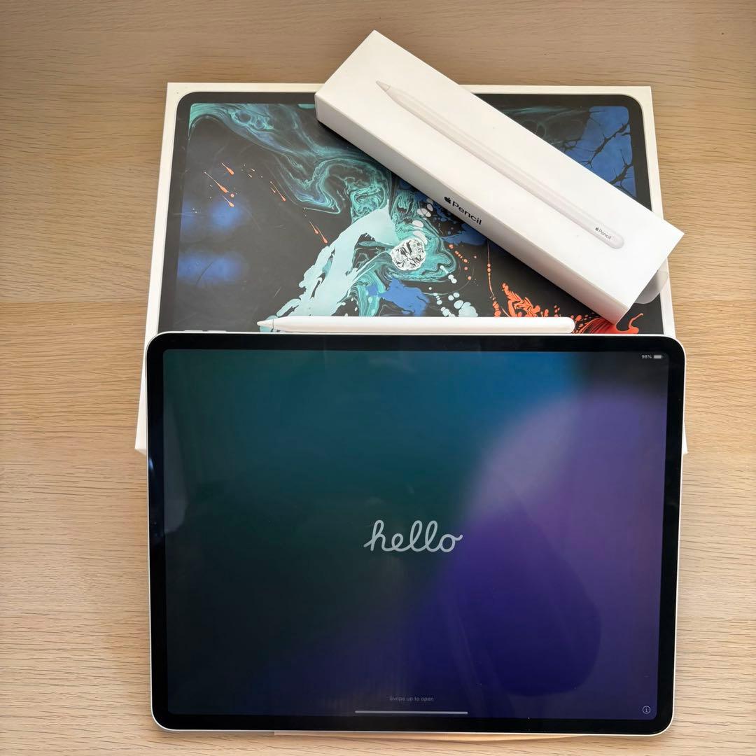 ipad pro 第3世代(12.9インチ)65G/Apple Pencil付き