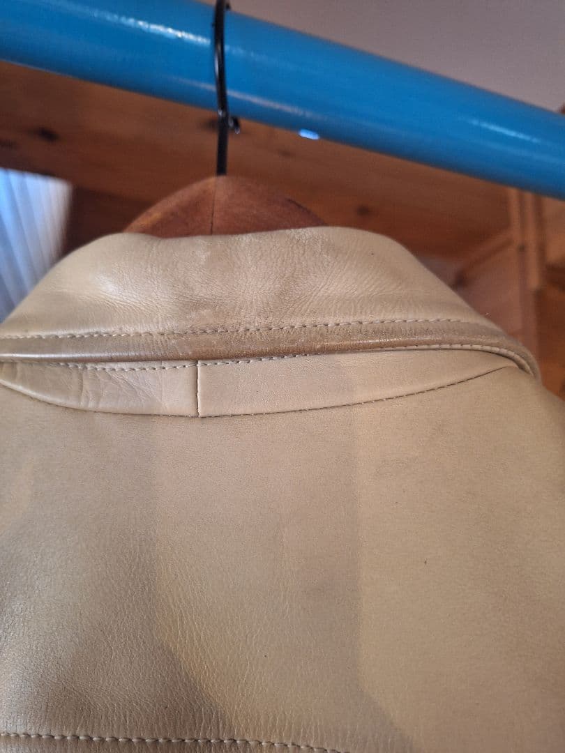 オ*ー様 Lee LeatherJKT ベージュ