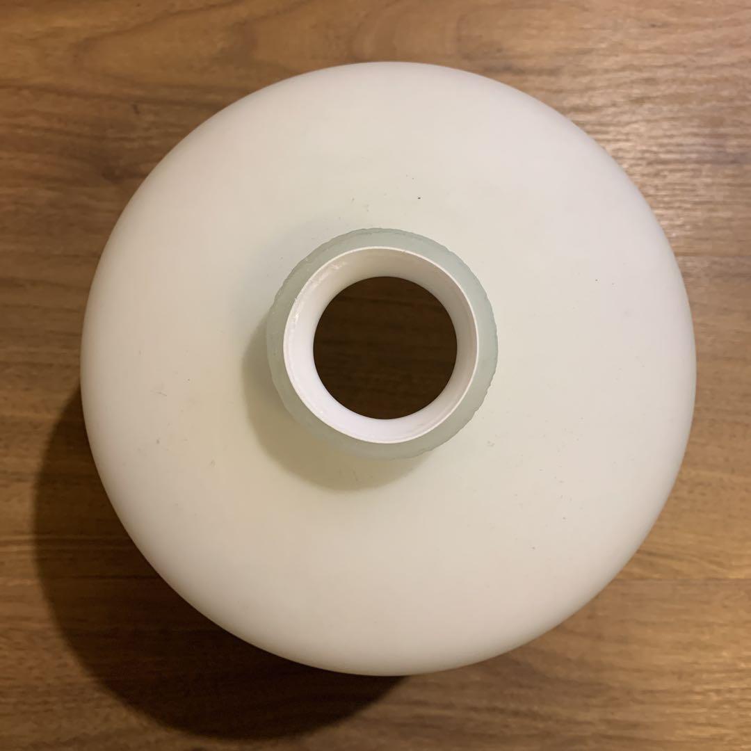 昭和レトロ ツヤなし 乳白ガラス 電傘 ペンダント ミルクガラス 大正ロマン