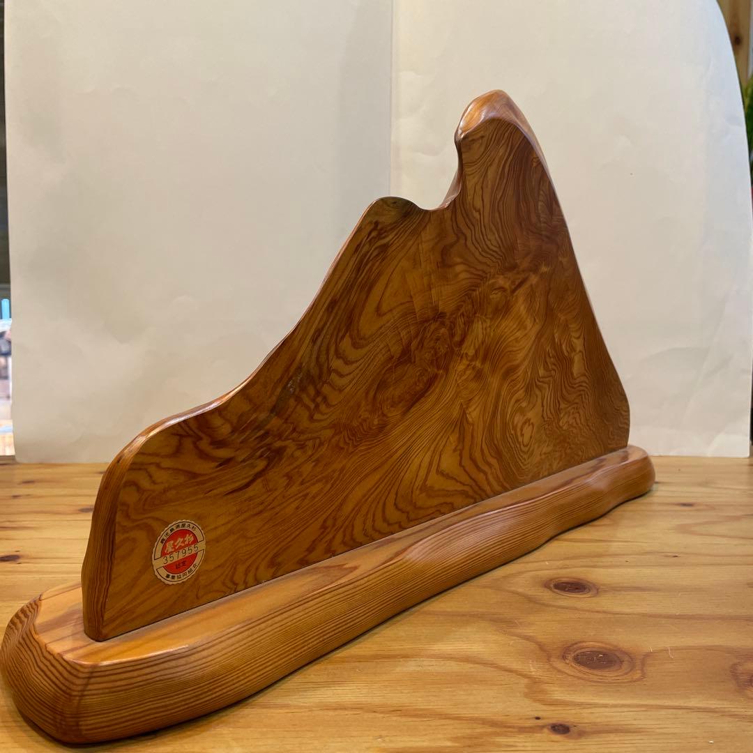 屋久杉彫刻&屋久杉瓢箪&屋久杉一輪挿し　希少品セット販売