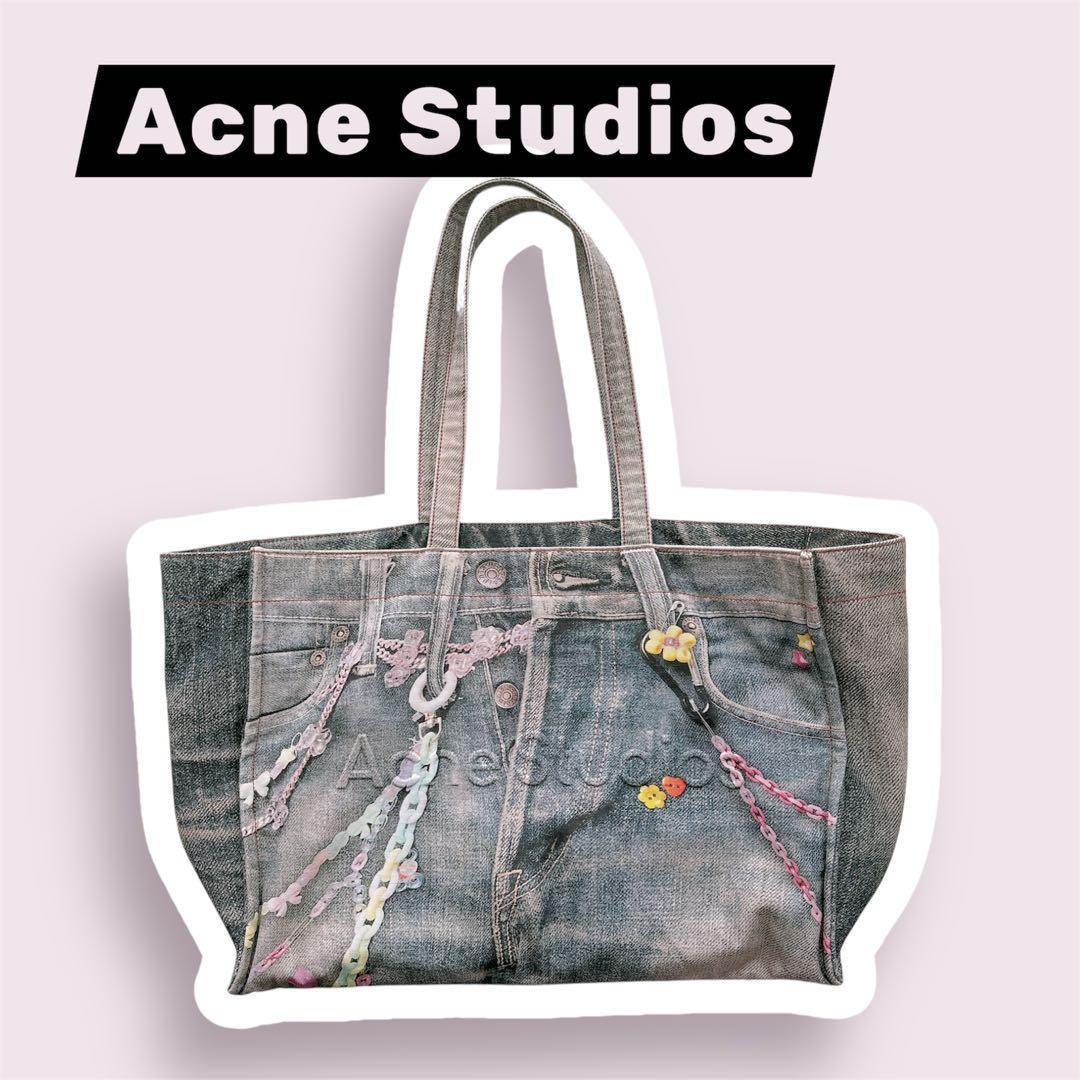 Acne Studios アクネストゥディオズ ロゴショルダートートバッグ 美品