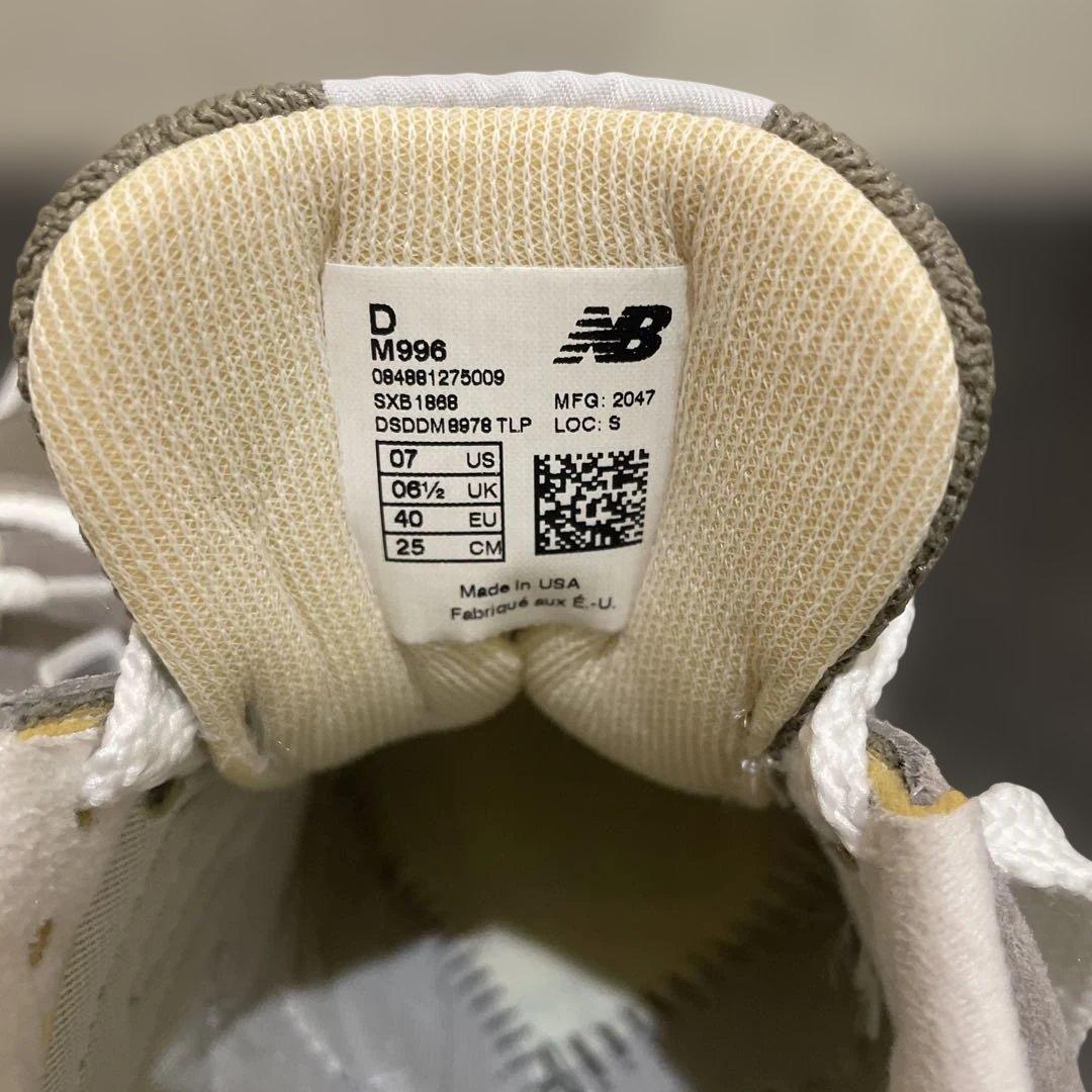 ニューバランス M996 25.0cm USA グレー