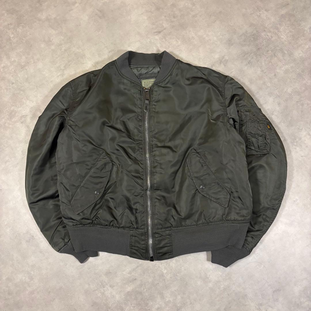 USA製 ALPHA MA-1 flight jacket L