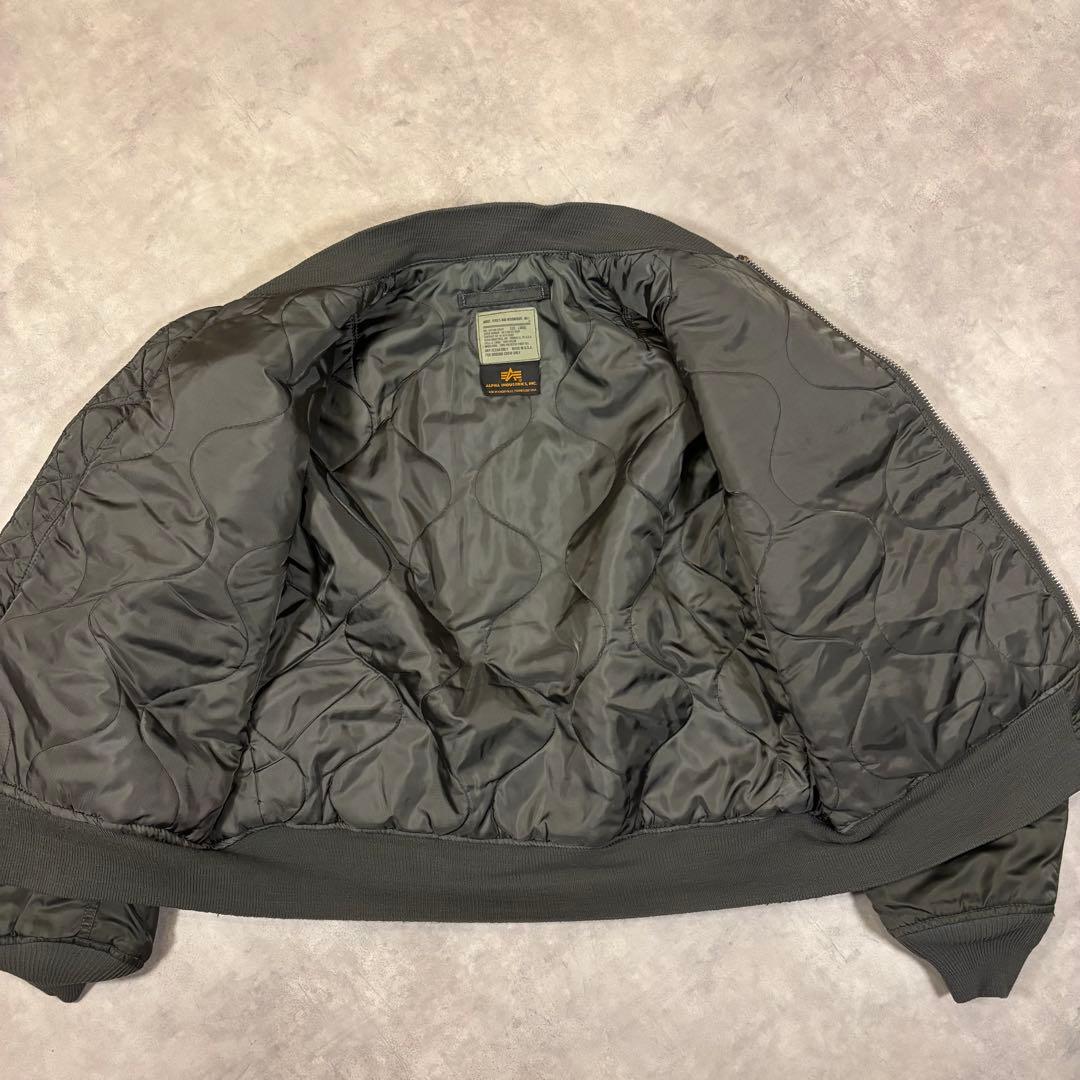 USA製 ALPHA MA-1 flight jacket L