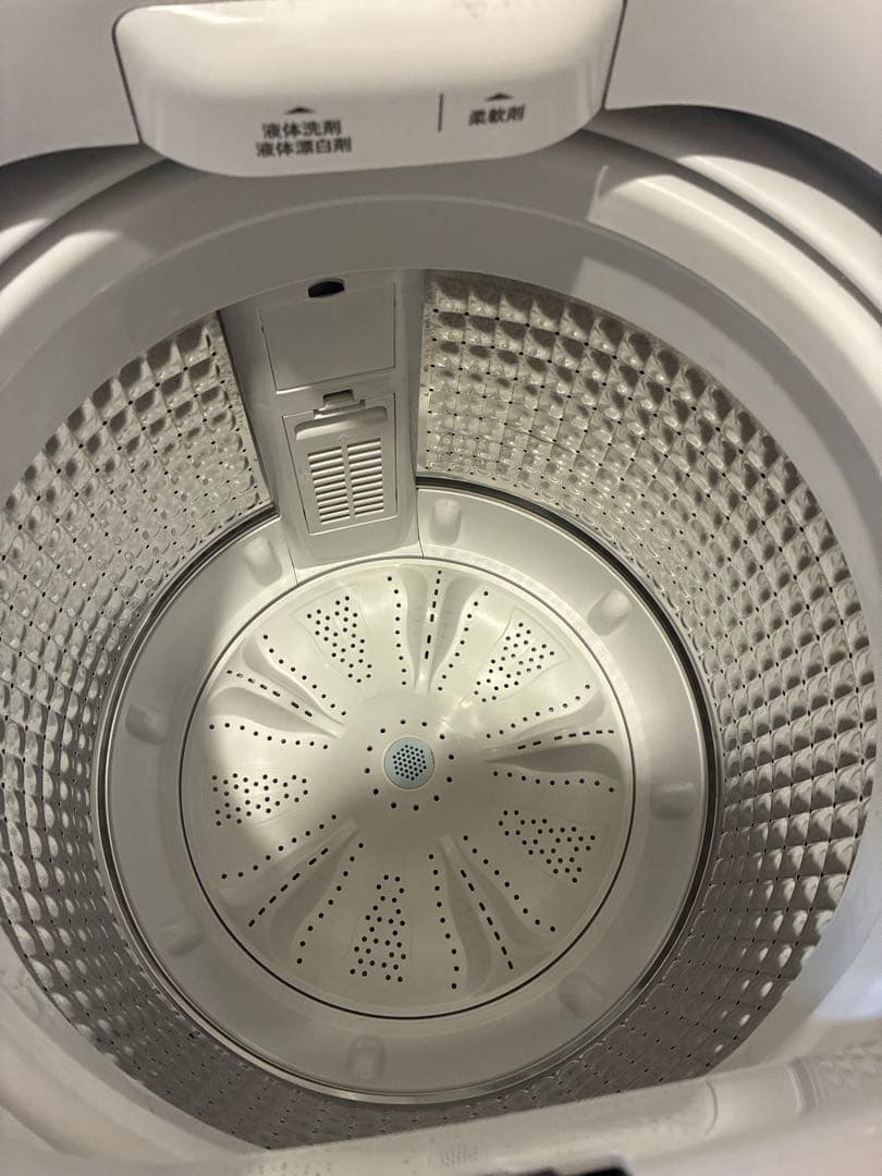 洗濯機 使用4ヶ月のみHaier JW-U55B ホワイト 白 容量 5.5㎏