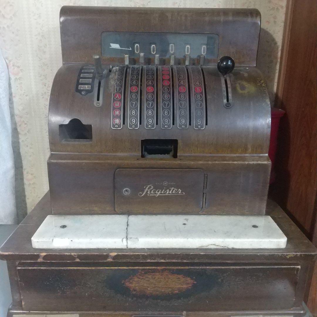 木製レジスター 国松 アンティーク 昭和30年代