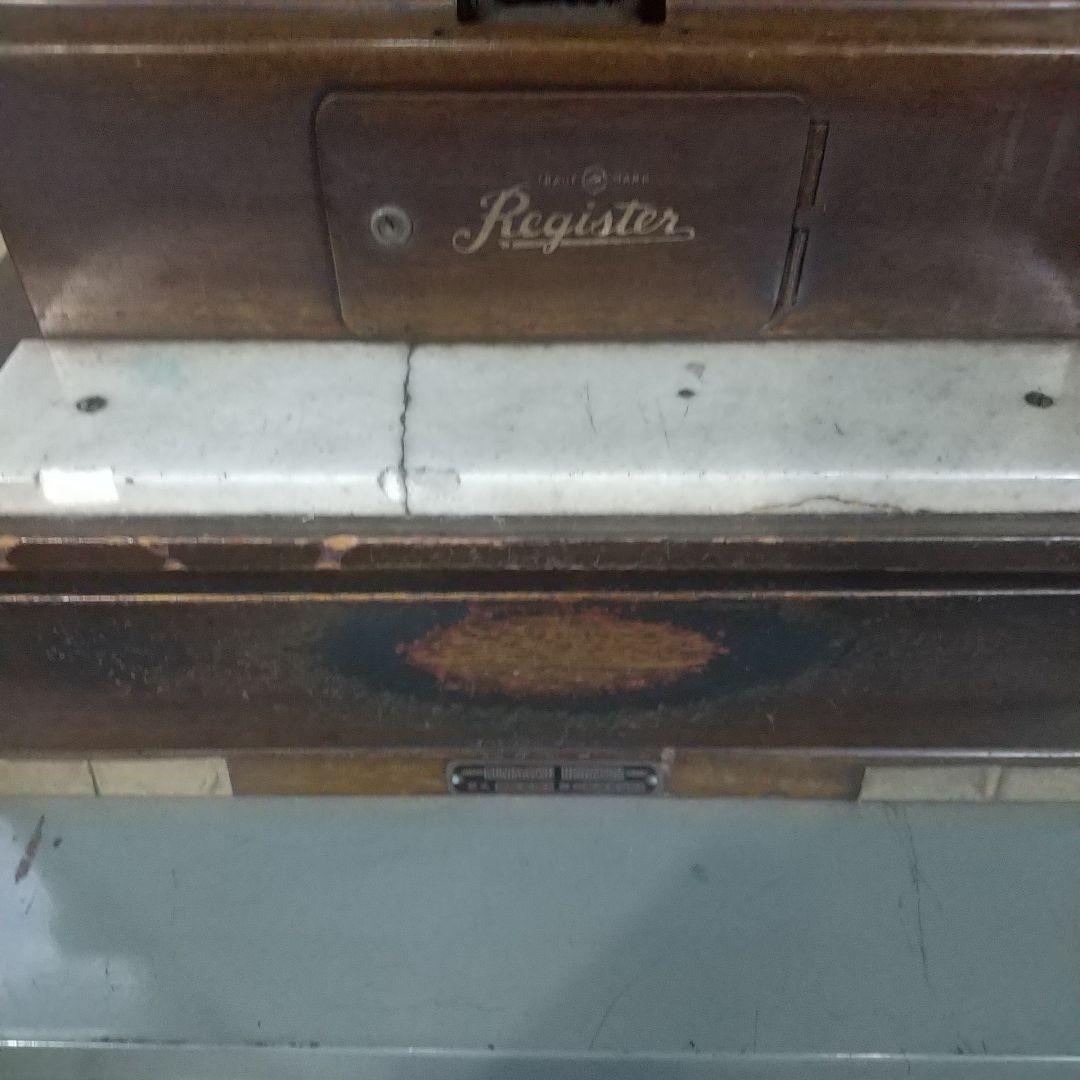 木製レジスター 国松 アンティーク 昭和30年代