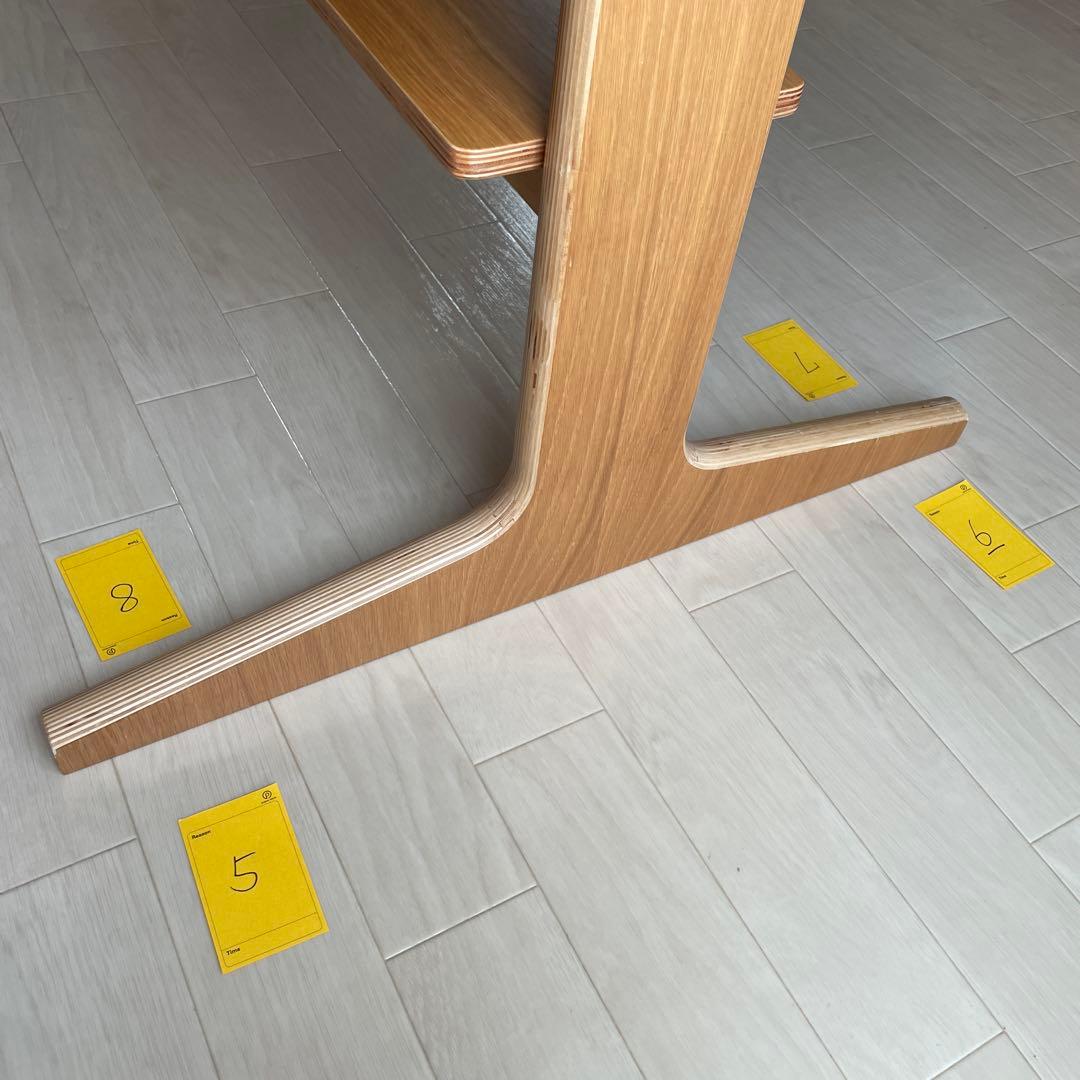 無印良品　オーク材　テーブル　1500mm 匠のテーブルマット付き