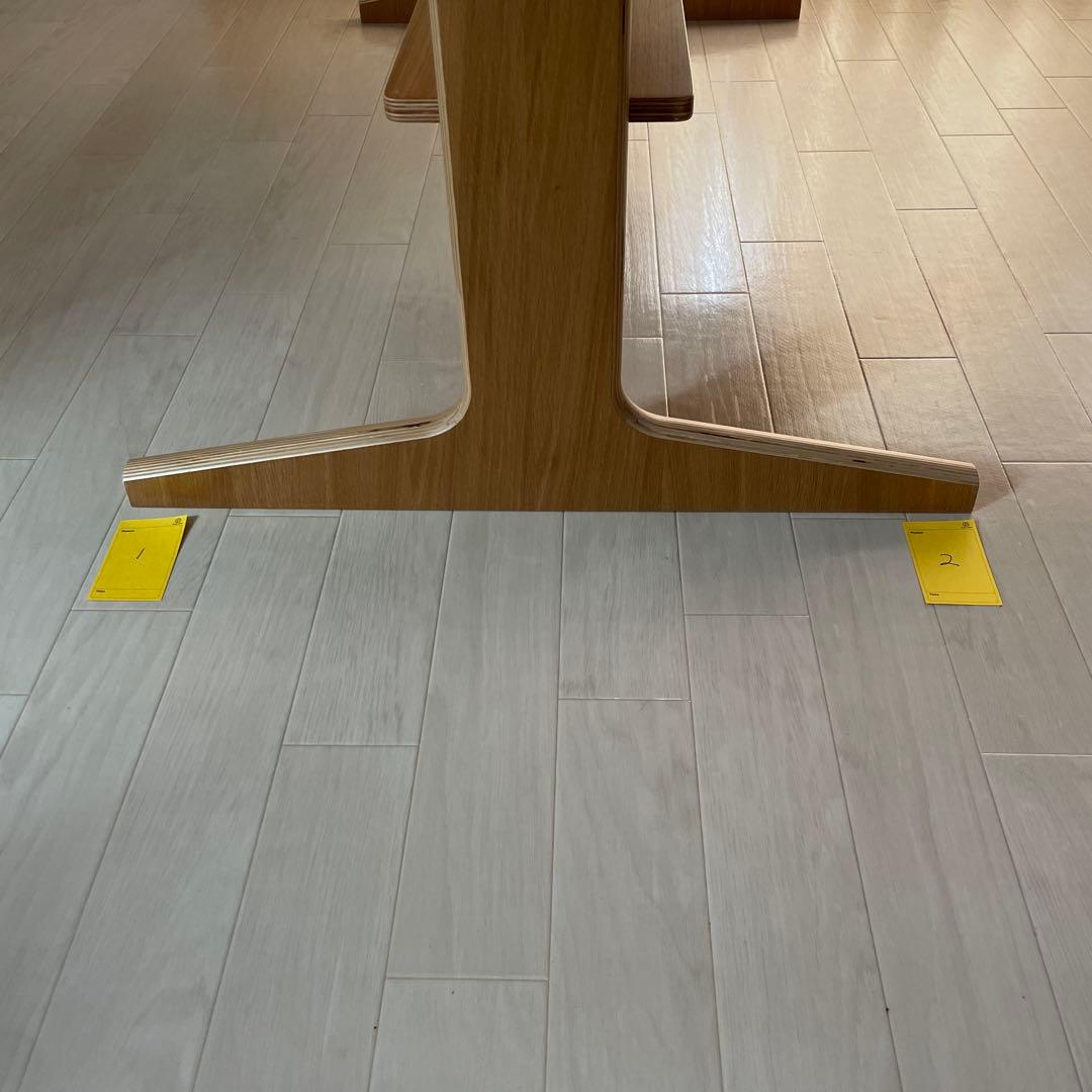 無印良品　オーク材　テーブル　1500mm 匠のテーブルマット付き