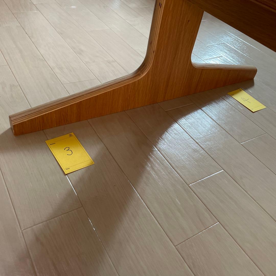 無印良品　オーク材　テーブル　1500mm 匠のテーブルマット付き