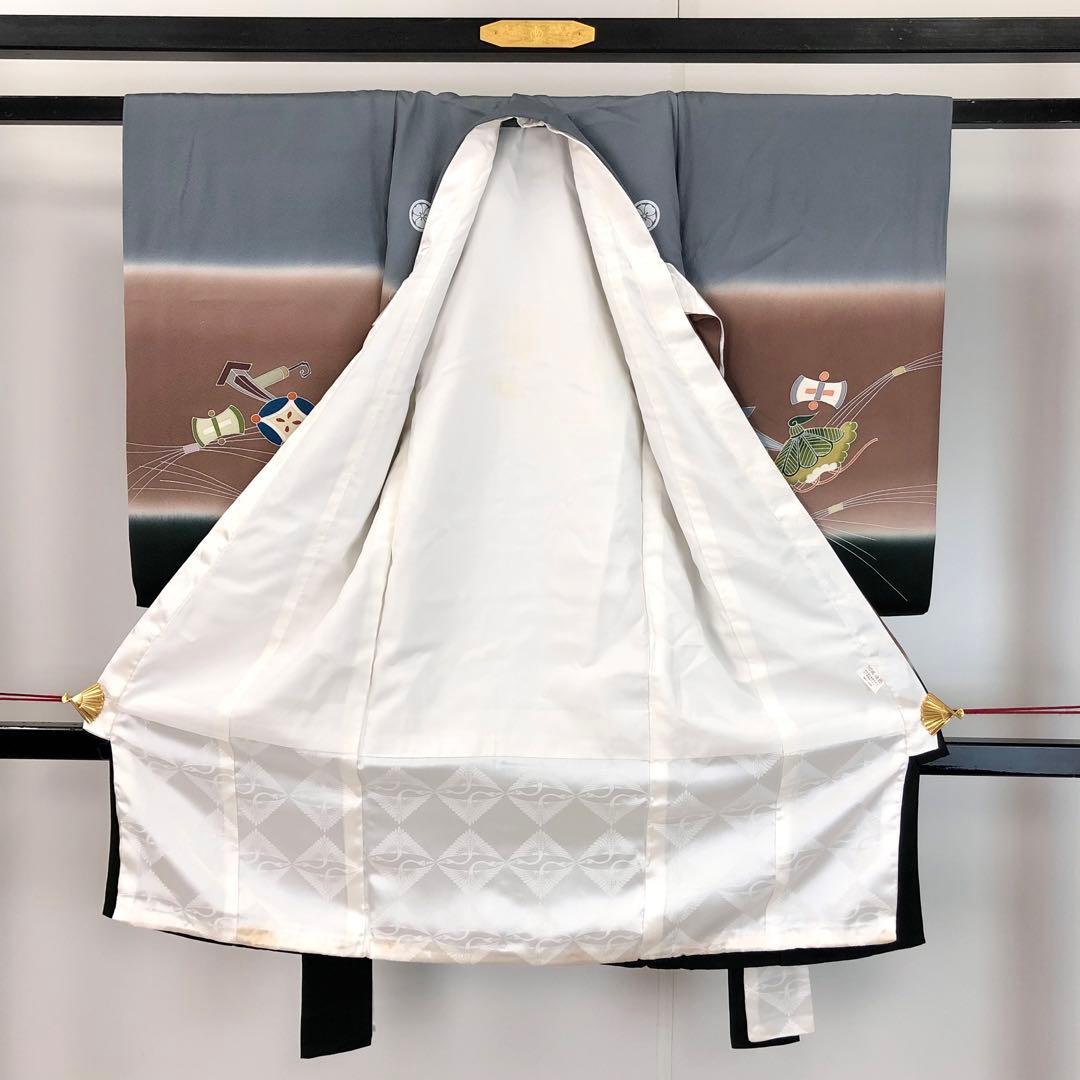 子供着物 お宮参り 七五三 祝着 襦袢付 富士山に宝尽くし CK-7370