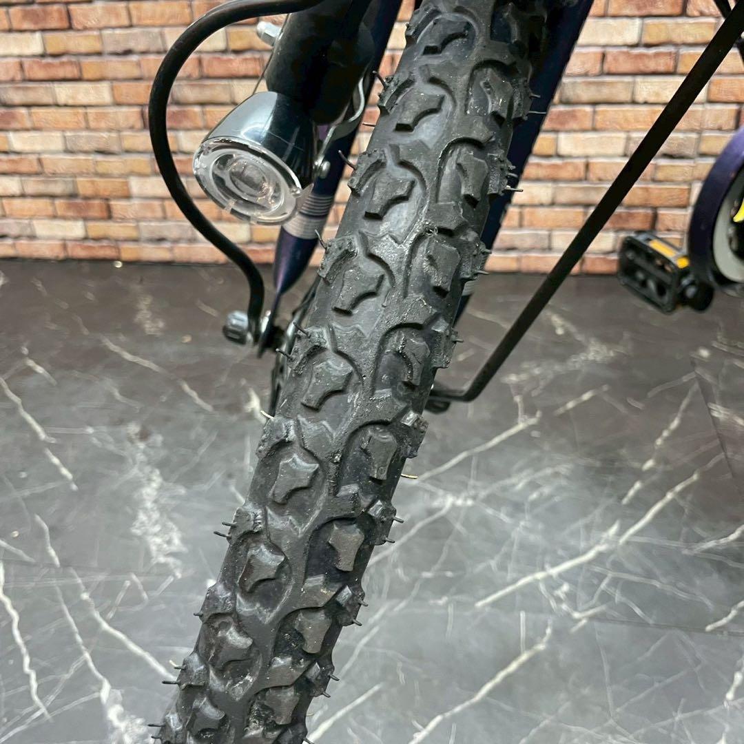 引取り価格【69】子供用自転車 子供車 ブリヂストン CFJ 紺色 22インチ