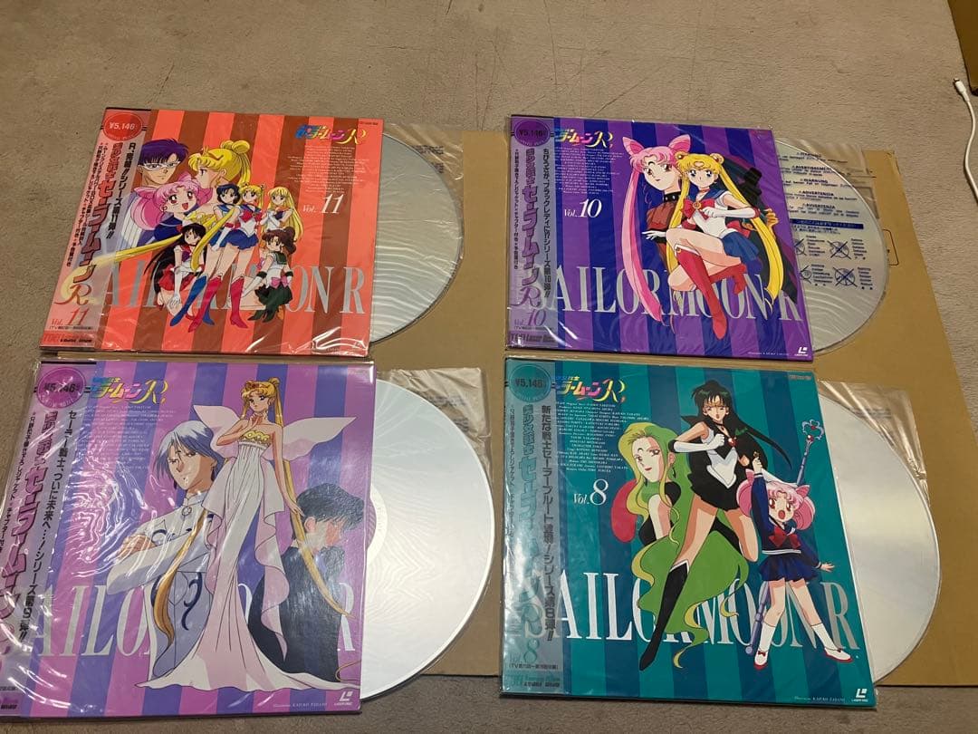 ま*り様 希少 セーラームーン レーザーディスク ４BOXまとめ売り