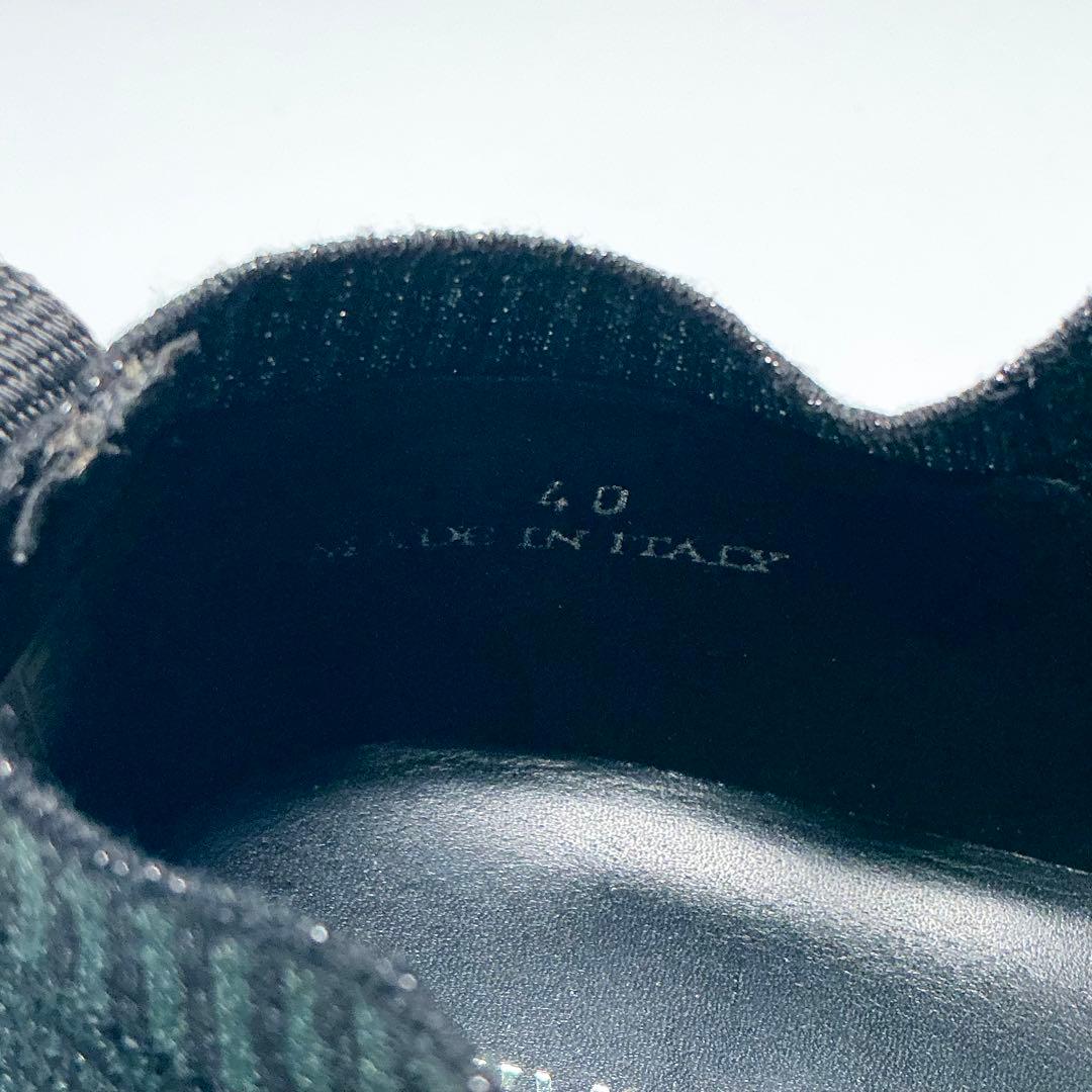 JIMMY CHOO　Norway　ファーポンポン付きニットスニーカー