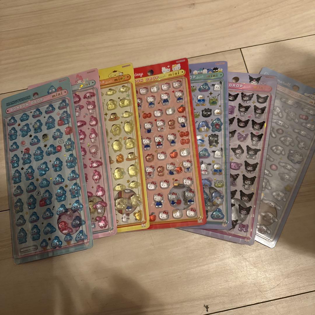 サンリオ　ボンボンドロップシール　ミニ