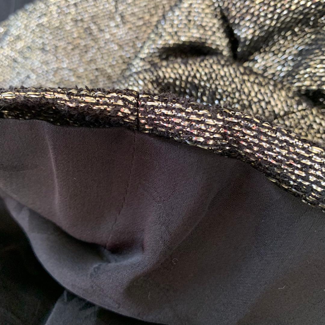 CHANEL 半袖トップス　ガンメタリック