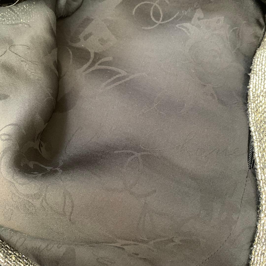 CHANEL 半袖トップス　ガンメタリック