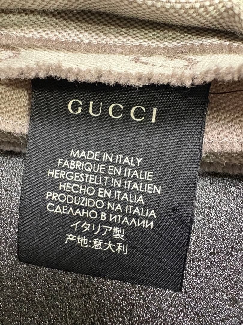 《最終値下げ》GUCCI マフラー GGパターン ホワイト×グレー 《正規品》