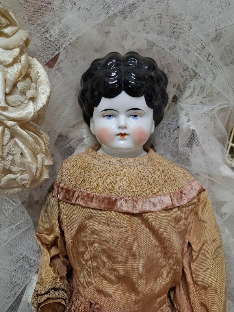 アンティーク★チャイナヘッドドール★ミニョネット★ジュモー