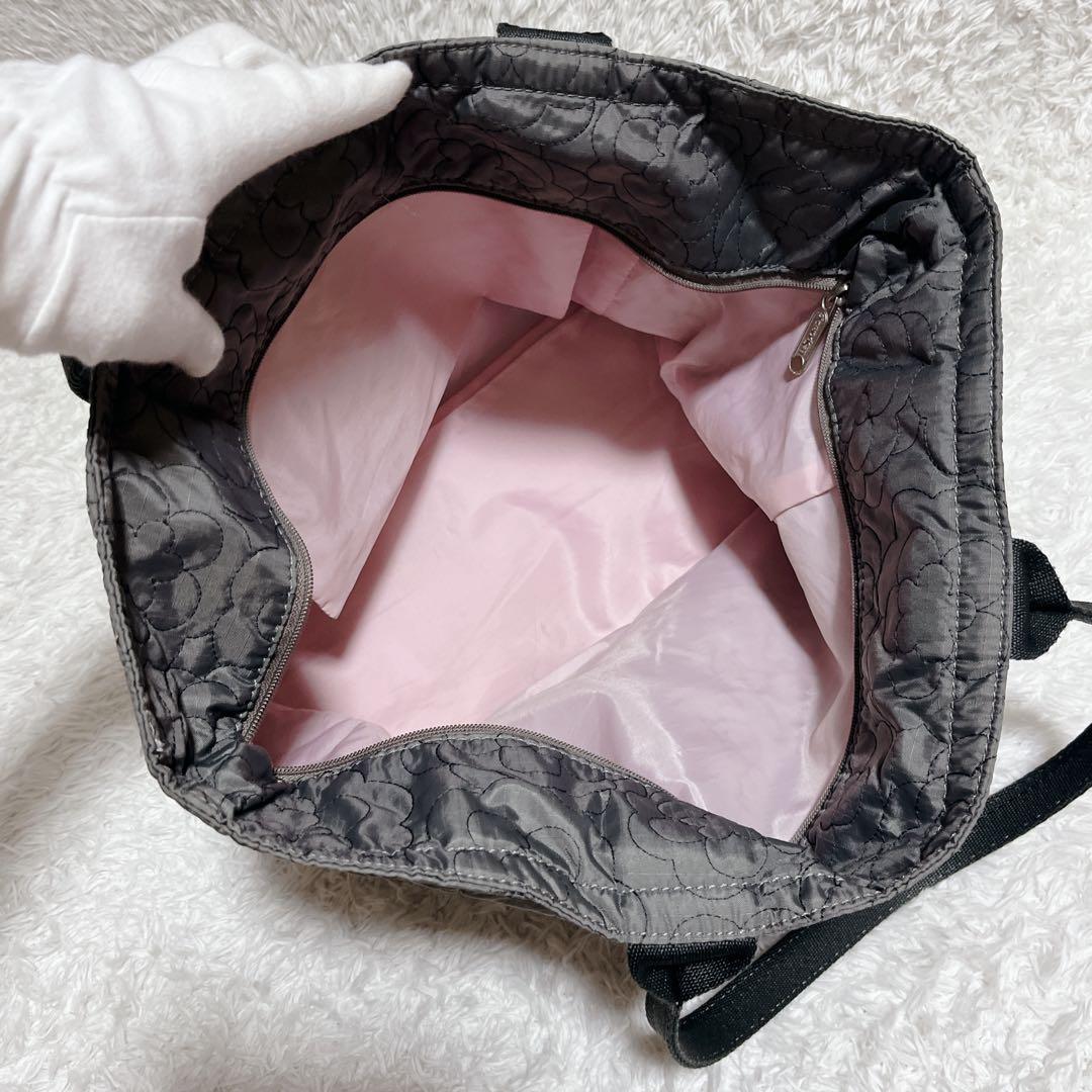 美品✨レスポートサック パフィーブロッサムズ　エブリガール トートバック　グレー