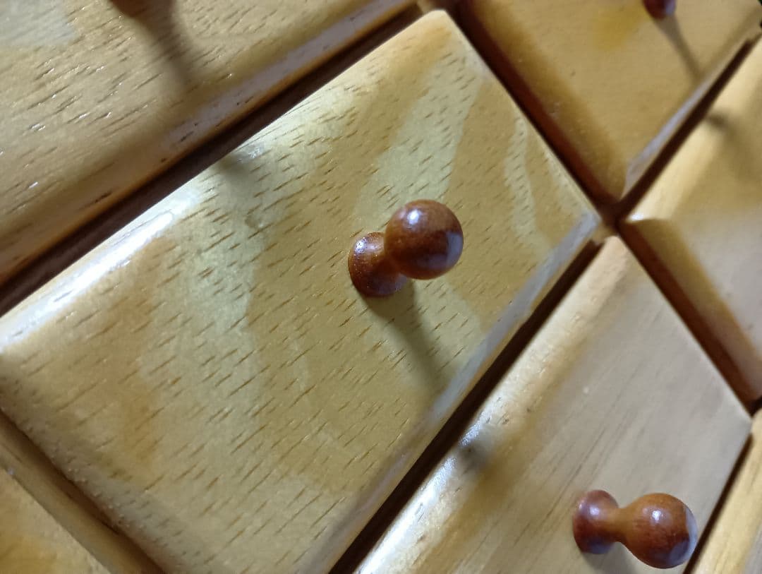 希少　北欧　ナチュラル　シンプル　モダン　メープル　無垢材　小引き出し