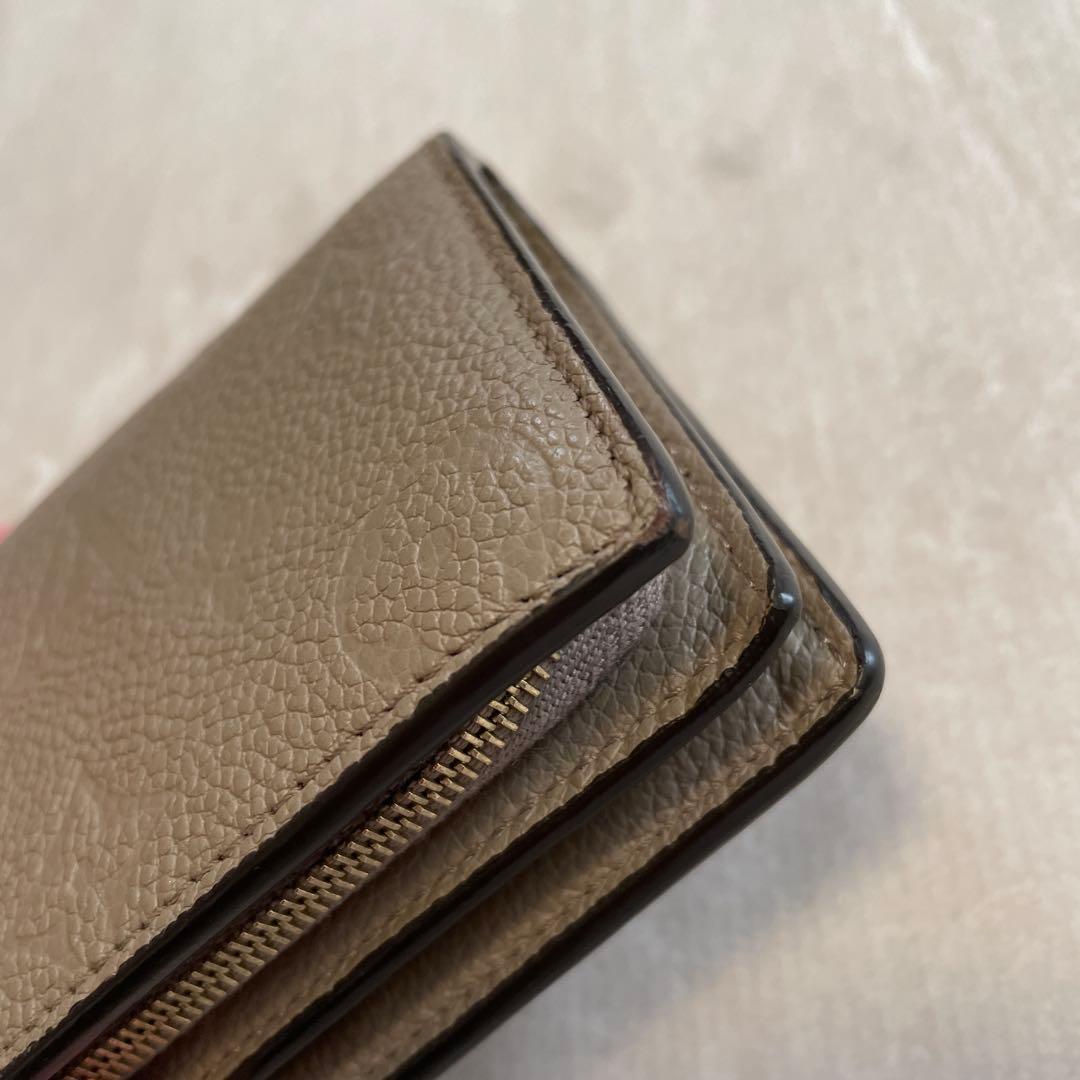 ルイヴィトン　正規品　ポルトフォイユ　クレア モノグラム アンプラント　折財布