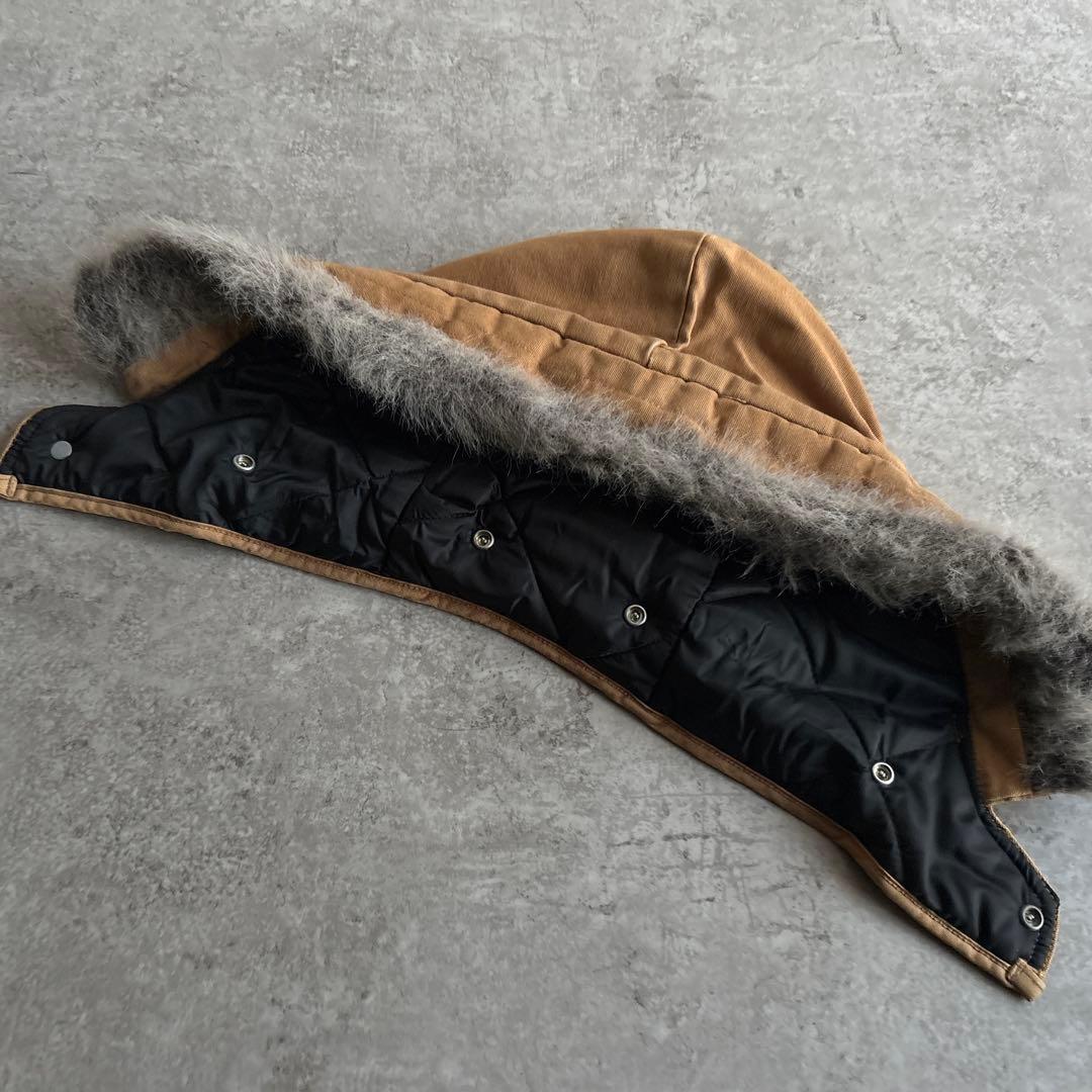90's■USA製■carhartt トラディショナルジャケット 短丈 フード付