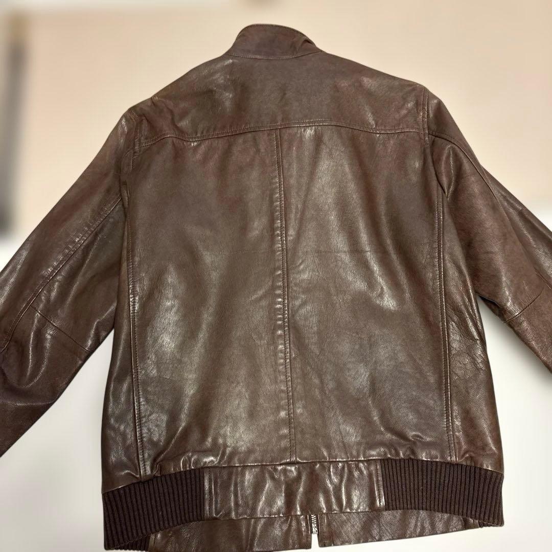 Gap 山羊革 レザー ジャケット茶