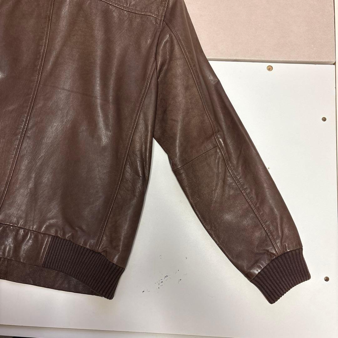 Gap 山羊革 レザー ジャケット茶