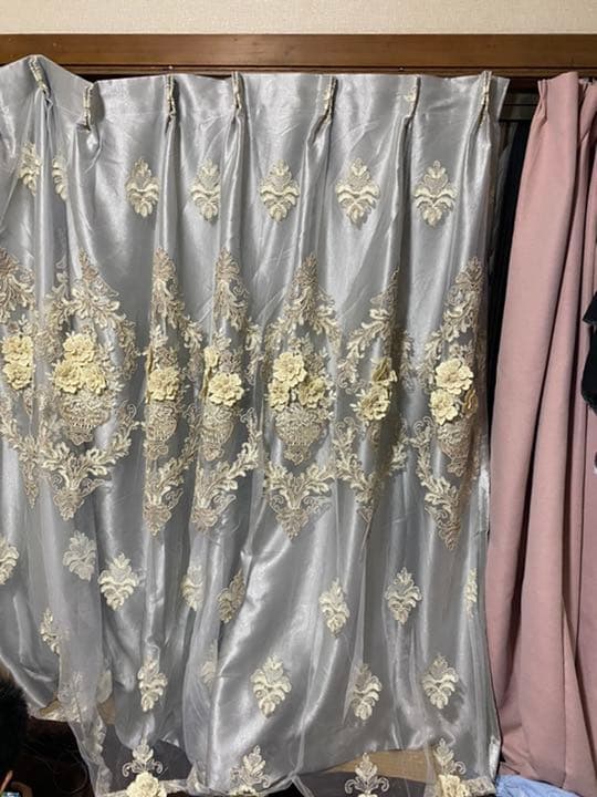 カーテン　高級カーテン　二層一体カーテン　レースカーテン