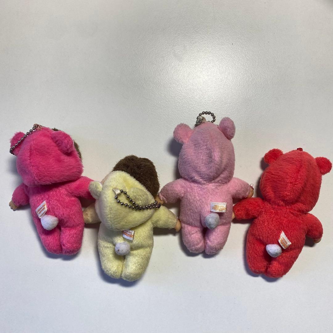 モンチッチ　キーホルダー　誕生石　4体セット