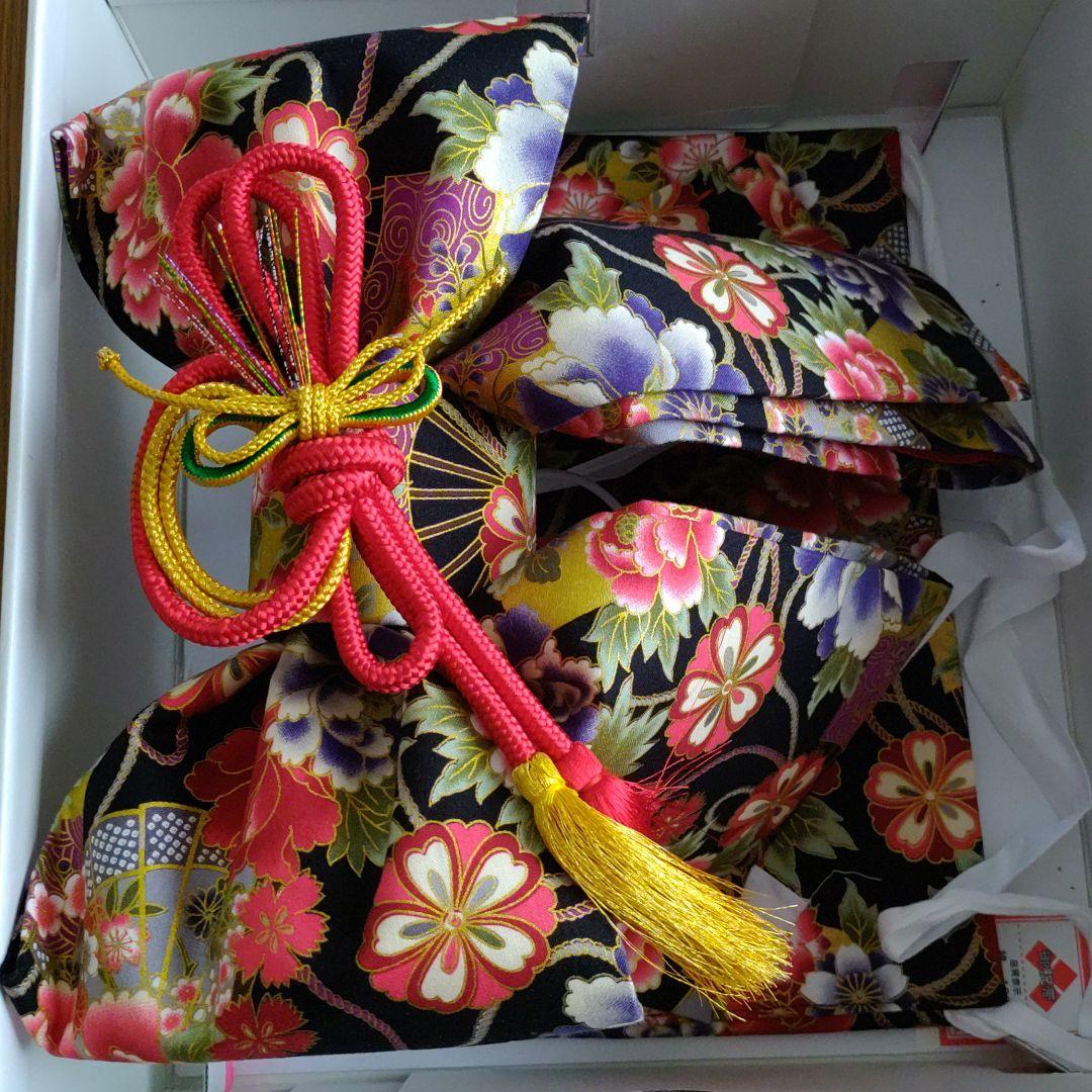 七五三　着物セット　7歳　結び帯 はこせこ【美品】