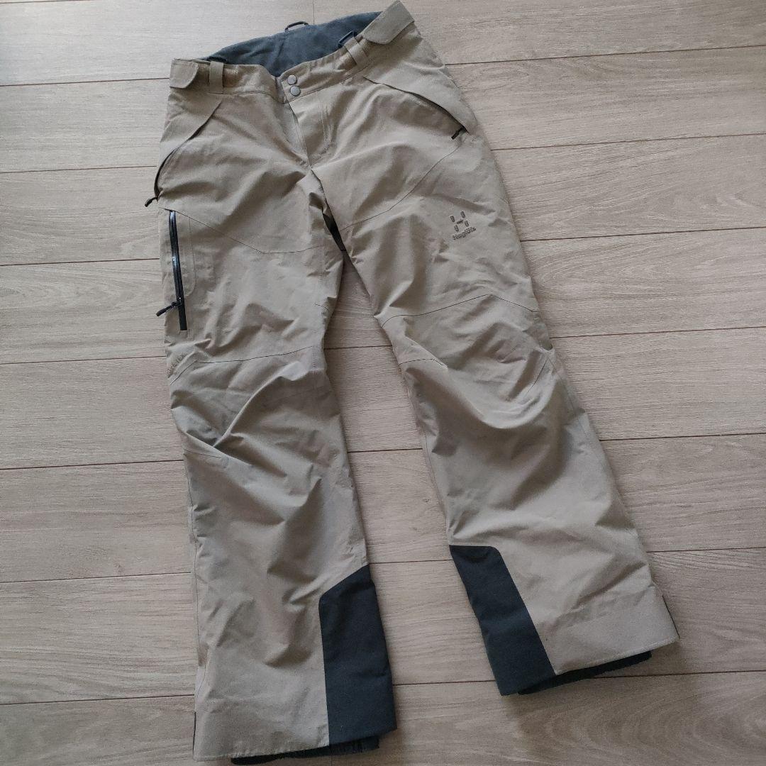 ★美品★Haglöfs ゴアテックスウェア メンズ S ベージュ