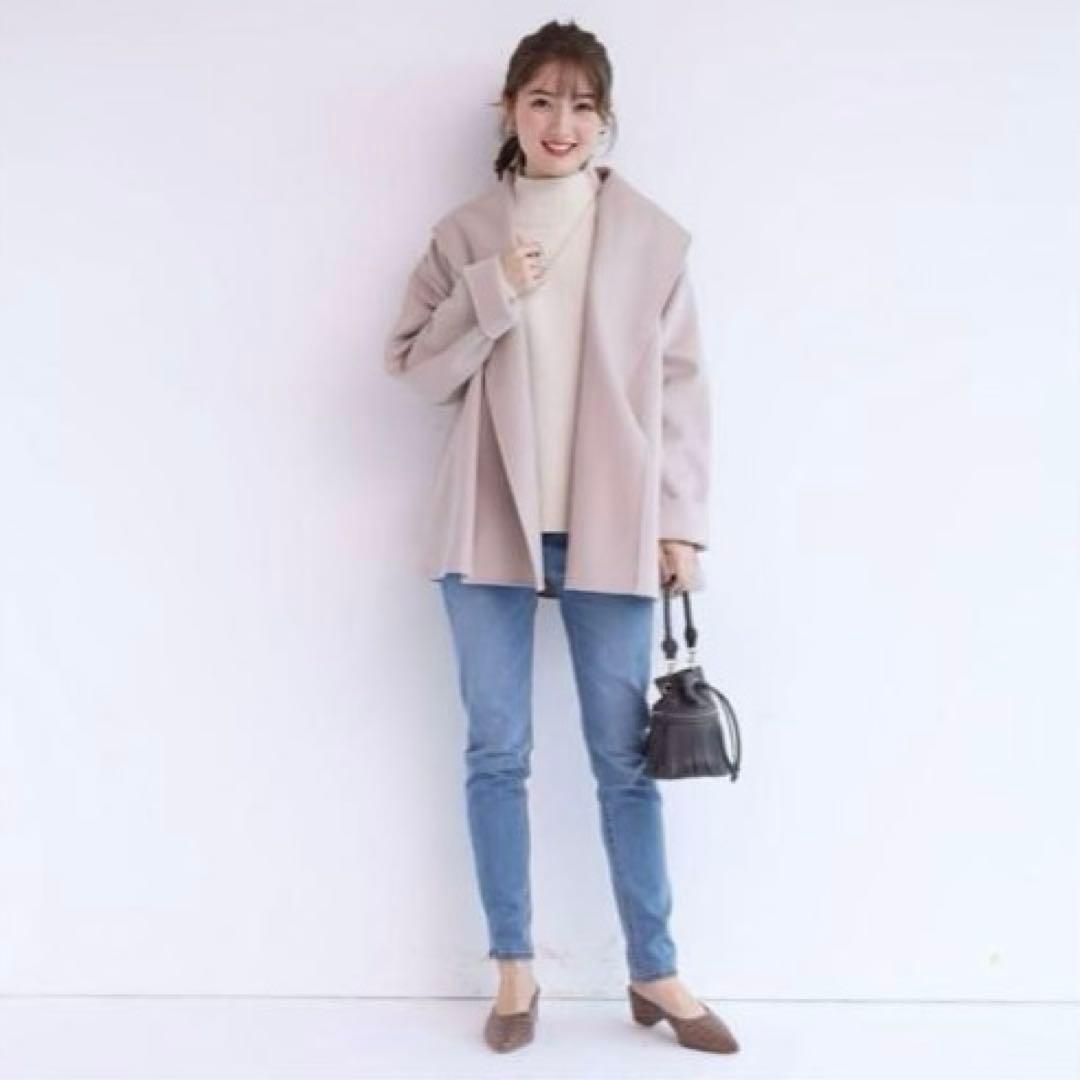 アプワイザーリッシェ Apuweiser-riche リバーショートコート