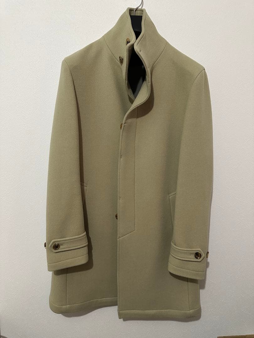 junhashimoto スタンドカラー　コート　ベージュ　ジュンハシモト　M