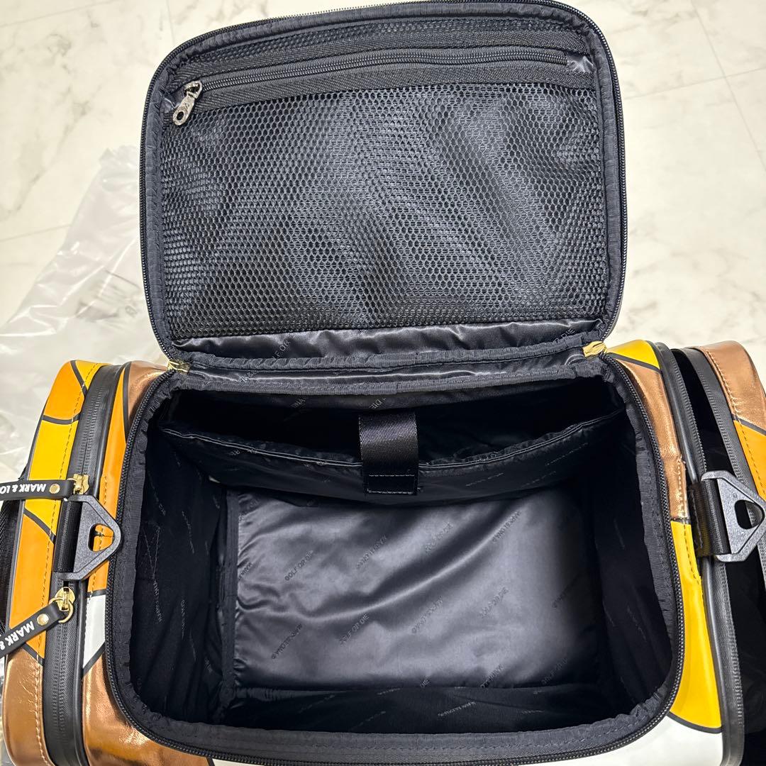 MARK & LONA スカルデザイン ゴルフボストンバッグ