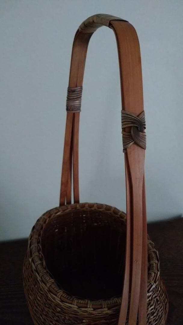 竹籠　竹で編んだかご